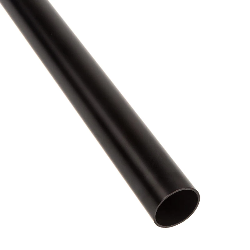 Kietasis vamzdelis 16 mm išorinis skersmuo BitsPower None Chamfer Brass Tube 500 mm – anglies apdaila
