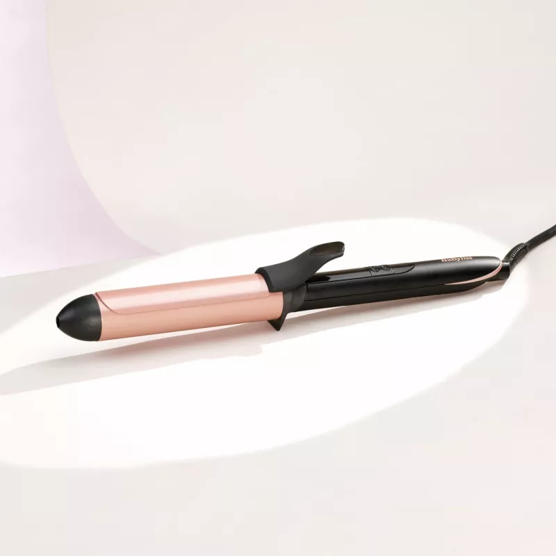 BaByliss C452E 32 mm garbanojimo žnyplės – šiltai juoda, rožinė, 98,4 cm (2,5 m) laidas