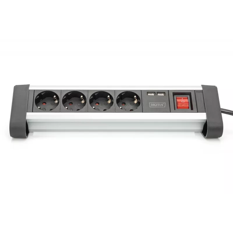 Daugializdis lizdas Digitus DA-70614 su 2x USB prievadais