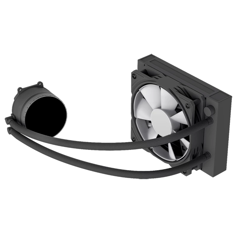 Gamemax ICEBURG 120 BK | 120 mm CPU skysčio aušintuvas | Juodas