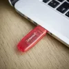 USB atmintukas Intenso 128 GB USB-A 2.0 Raudonas Skaidrus