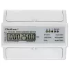 Qoltec Trifazis Dvikryptis Elektroninis Skaitiklis | DIN bėgio energijos suvartojimo matuoklis | 400V | 100A | LCD | 4P