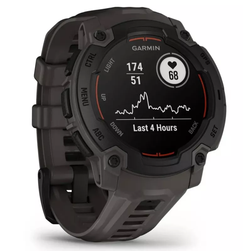 Garmin Instinct E 2,29 cm (0,9 inch) MIP 45 mm skaitmeninis 176 x 176 pikseliai Juodas GPS (palydovas)