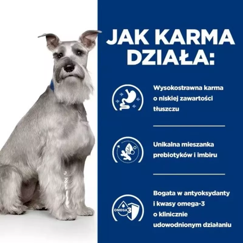 HILL'S Prescription Diet i/d Low Fat Stew su vištiena ir daržovėmis - šlapia šunų dieta - 354g