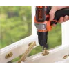Gręžtuvas Black & Decker MT218KB 800 aps./min. Juoda, Oranžinė 1,46 kg