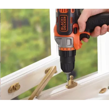 Gręžtuvas Black & Decker MT218KB 800 aps./min. Juoda, Oranžinė 1,46 kg