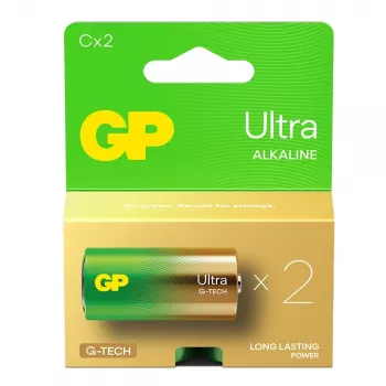 Šarminės baterijos LR14 /C GP Ultra 2 vnt.