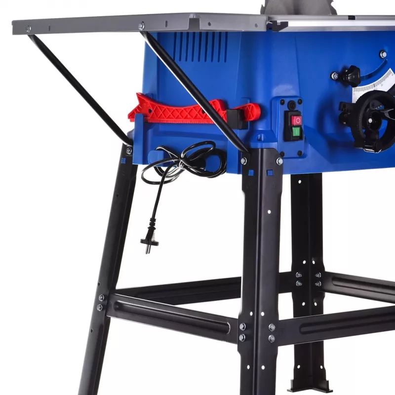 Staldis pjūklas Scheppach HS100S Special Edition – 2000 W, 250 mm diskas, 85 mm pjovimo gylis, 0–45° kampas, sulankstomas stovas