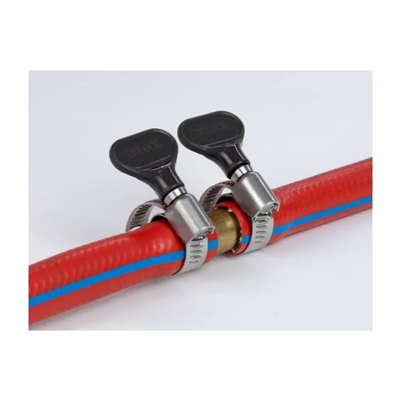 DeLOCK 19450 Drugelinis žarnos spaustuvas 16-25 mm 10 vnt. Juodas
