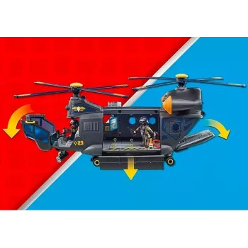 Žaidimų rinkinys Playmobil City Action 71149 su policijos figūrėlėmis ir transporto priemonėmis