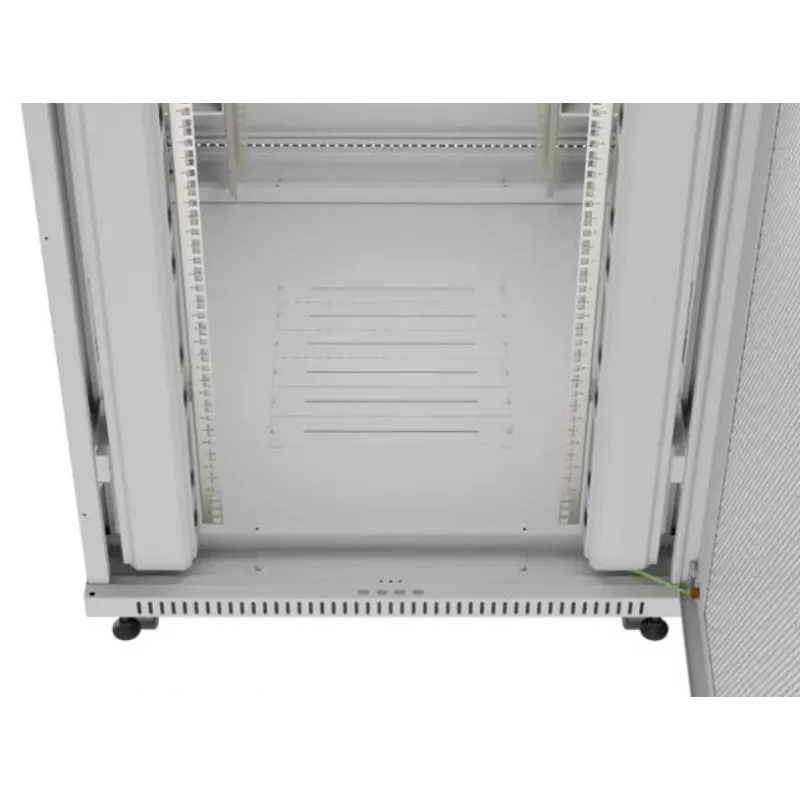 Stovo spinta 19 inch LANBERG FF01-8047-23SL 47U 800x1200 mm pilka su perforuotomis durelėmis