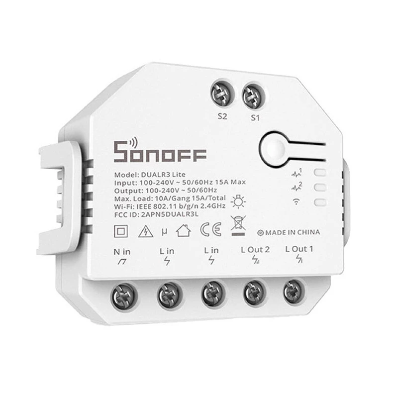 Sonoff Dual R3 Lite išmanusis jungiklis