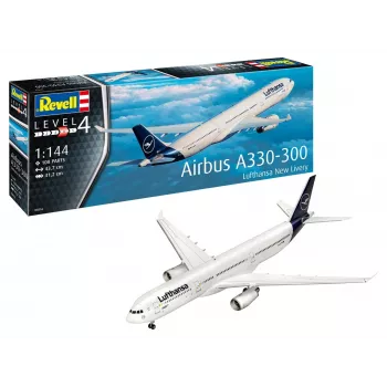 Plastikinis modelis REVELL Airbus A330-300 Lufthansa mastelis 1:144