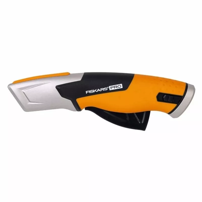 Fiskars 1062938 kanceliarinis peilis Juodas, Oranžinis Skustuvo tipo ašmenys