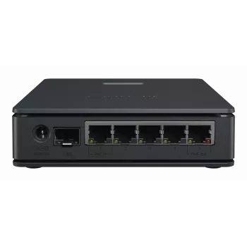 MikroTik hAP ax S maršrutizatorius – dviejų juostų 2,4/5 GHz, 1800 Mbit/s, 5x Ethernet (įsk. 2,5G), PoE, juodas