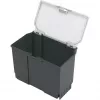 Laikymo dėžė Bosch SystemBox stačiakampė polipropileninė 176×105×133 mm Juoda/Pilka