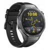 Išmanusis laikrodis HUAWEI WATCH GT5 Pro 46mm — 1,43 colio AMOLED ekranas, GPS, 524 mAh baterija, titano korpusas, juodas dirželis