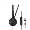 Ausinės EPOS IMPACT 100 UC Stereo USB-C+A laidinės lengvos patogios