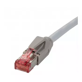 Datwyler jungiamasis kabelis RJ-45 (M) - RJ-45 (M) 3 m SSTP CAT6 halogeninis pilkas (21.05.0030)