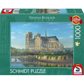 Thomas Kinkade Studios: Notre Dame, Dėlionė 1000 dalių