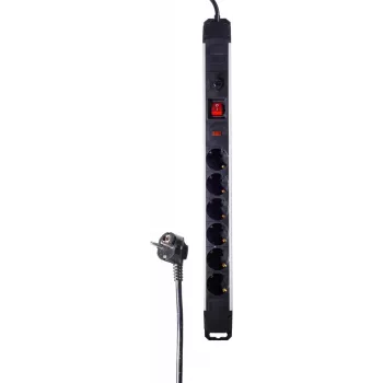 Maitinimo skirstytuvas PDU ShiverPeaks BS09-20565 6 AC lizdų juodas