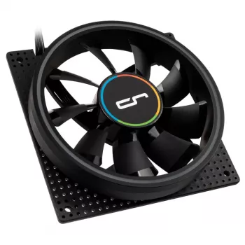 Ventiliatorius Cryorig Crona S 120 mm juodas — 400–1700 RPM, 16,5–29,7 dB, 60,6 CFM, 2,65 mmH₂O