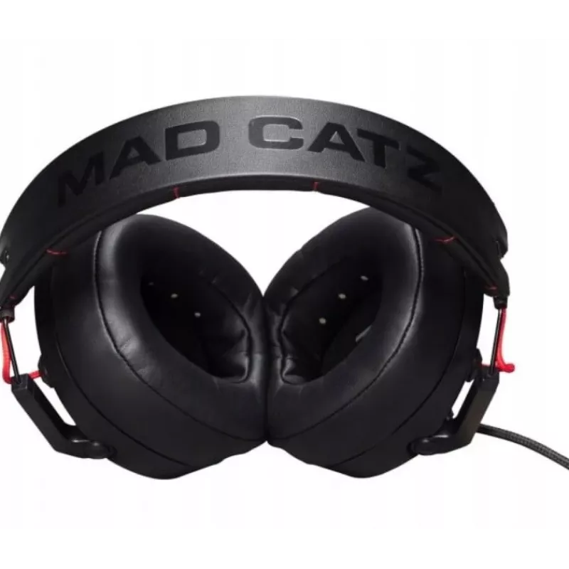 Žaidimų ausinės su mikrofonu Mad-Catz P.I.L.O.T. 3, laidinės, 3.5 mm, 50 mm tvarkyklės, 105 dB jautrumas, juodos spalvos
