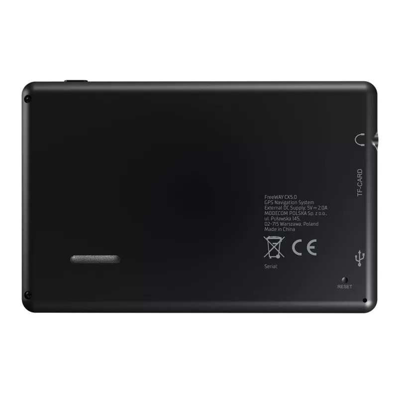 Modecom FreeWAY CX 5.0 automobilinė GPS navigacija su iGO/MiGO Navigation Truck Europe, 1 metų atnaujinimas