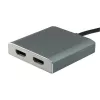 Equip USB Type-C į 2x HDMI adapteris, 3.2 Gen 1, USB-C, HDMI išvestis, 4096 x 2160 pikselių