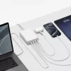Belkin BoostCharge Pro 200 W 4 prievadų USB-C GaN kroviklis į rozetę, baltas (WCH015VFWH)