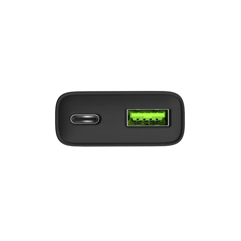 Maitinimo adapteris NATEC Ribera NUC-2377 — 1×USB-A, 1×USB-C, 3 A išėjimas