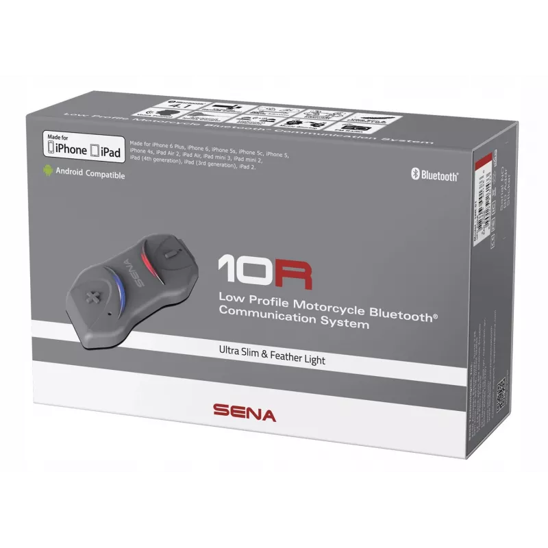 Šalmo komunikacinis komplektas Sena 10R Single Black 10R-02