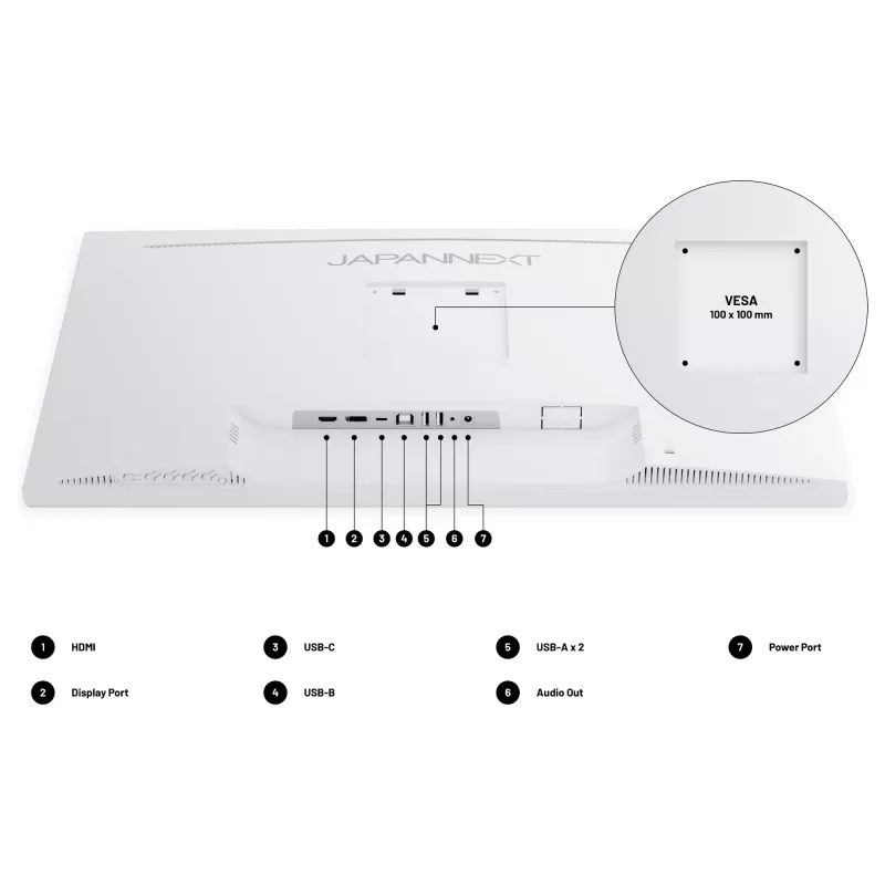 JapanNext 4K UHD Monitorius 68,6 cm (27 colių)