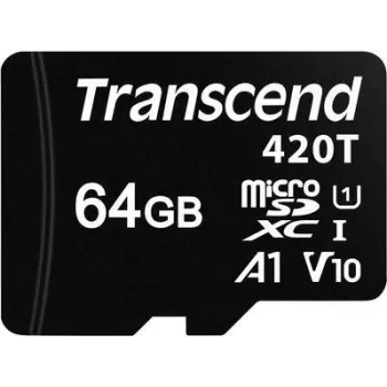 Transcend atminties kortelė microSDXC 64 GB UHS-I Class 10 TS64GUSD420T