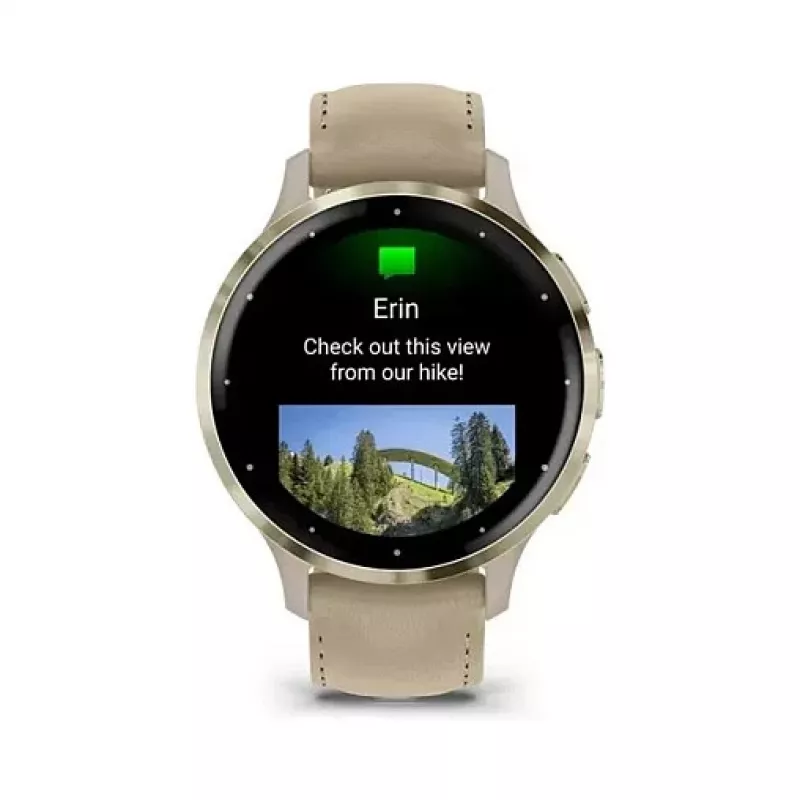 Garmin Venu 3S 41 mm, prancūziškai pilka / švelnus auksas