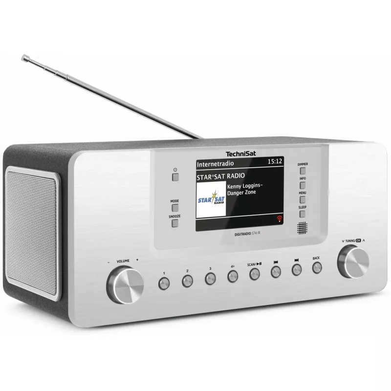 TechniSat DigitRadio 574 IR garso sistema, 2 x 5 W, sidabrinė (0001/2951)