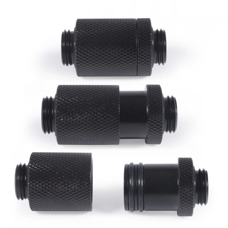 Alphacool ES D-Plug 25,5 mm G1/4 AG į G1/4 AG - giliai juodas (17580)