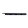 4 prievadų itin plonas nešiojamas USB 3.0 SuperSpeed šakotuvas U360-004-SLIM