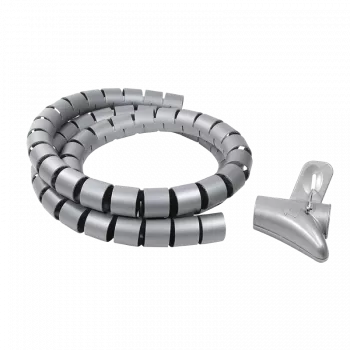Spiralinis kabelių rištuvas LogiLink KAB0014 sidabrinis 1500 mm
