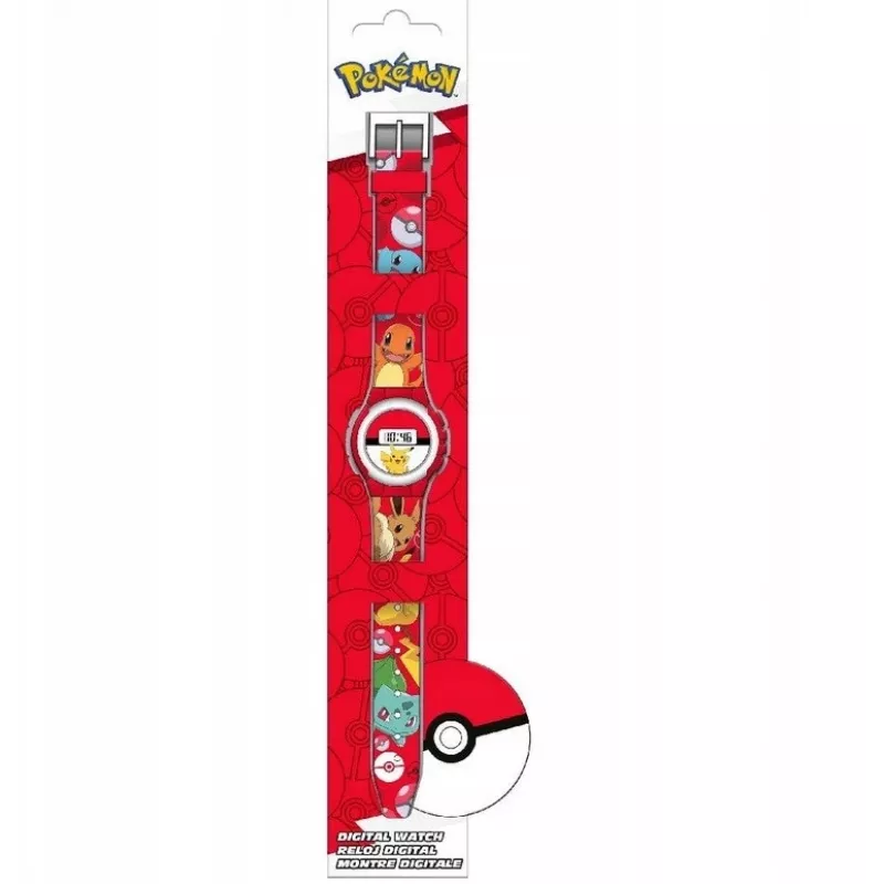 Vaikiškas laikrodis Kids Euroswan Pokemon modelis POK4374 – analoginis/digitalinis laikrodis vaikams