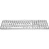 Logitech Master Series MX Keys S for Mac - Pilno dydžio klaviatūra - su foniniu apšvietimu - Belaidė - Bluetooth LE - AZERTY - Prancūziška - Šviesiai pilka (920-011626)