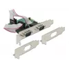DeLOCK 89641 PCIe sąsajos plokštė su 2 RS-232 prievadais