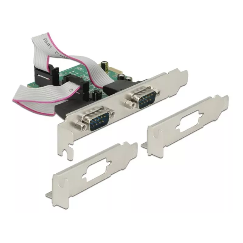 DeLOCK 89641 PCIe sąsajos plokštė su 2 RS-232 prievadais