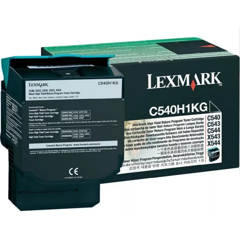 Toneras Lexmark HY juodas LCCP C540 2500p