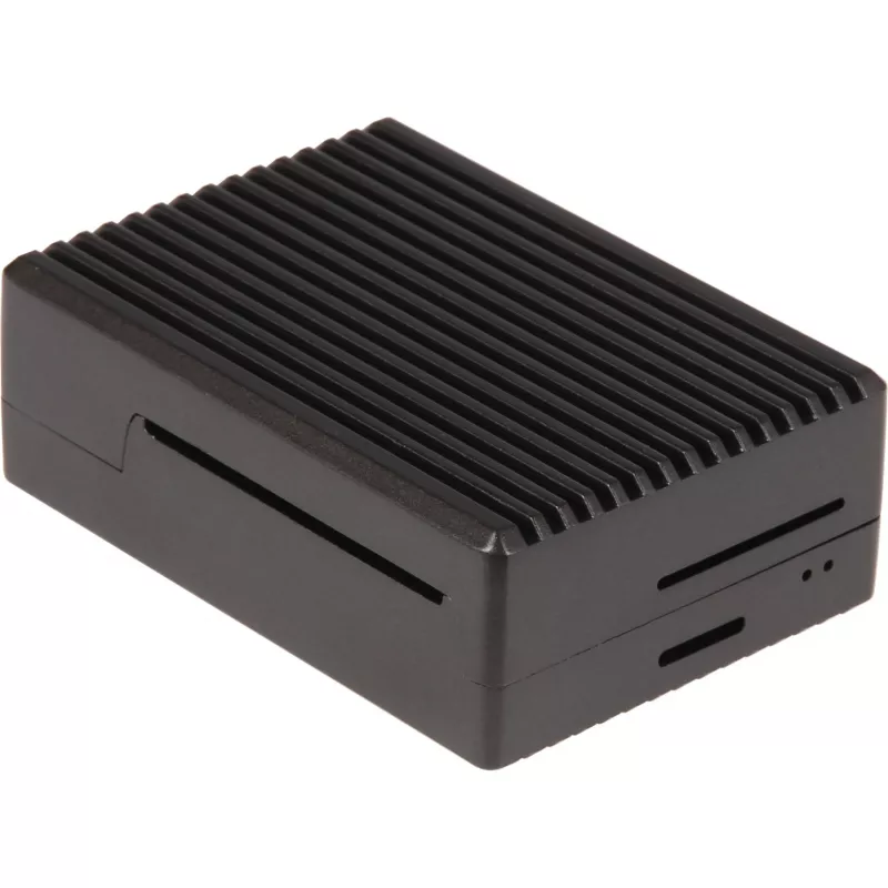 Aliumininis korpusas Raspberry Pi 4 B (juodas matinis)