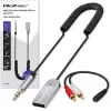 Belaidis garso imtuvas QOLTEC HiFi BT6.0 2xRC – Bluetooth adapteris garsiakalbiams ir automobilio radijui