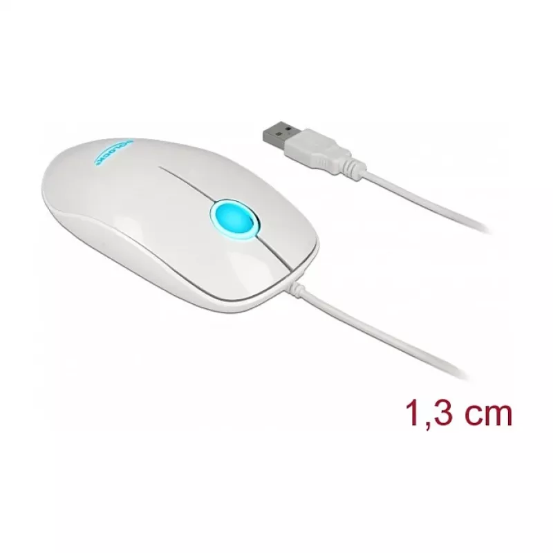 Pelė DeLOCK 12537 USB Type-A optinė 1200 DPI