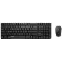 Klaviatūros ir pelės rinkinys Rapoo X1800S Office RF belaidis QWERTZ vokiškas juodas