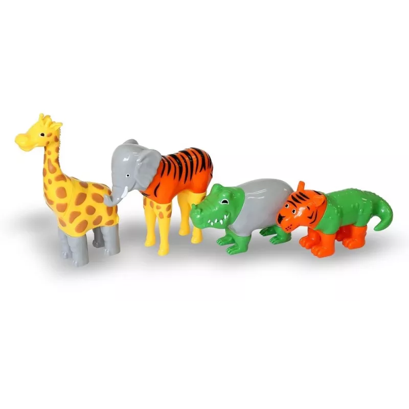 Popular Playthings Magnetiniai Gyvūnų Rinkinys Mix or Match Įvairiaspalvis
