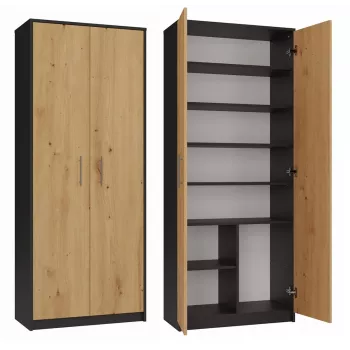 Topeshop OLIV 2D ANT/ART KPL biuro spintelė
